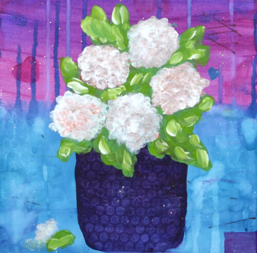 Pretty Carnations van Bonnie Stafford, Schilderij te koop op Singulart