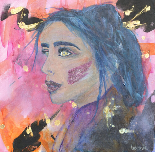 Warrior Woman de Bonnie Stafford, Pintura a la venta en Singulart