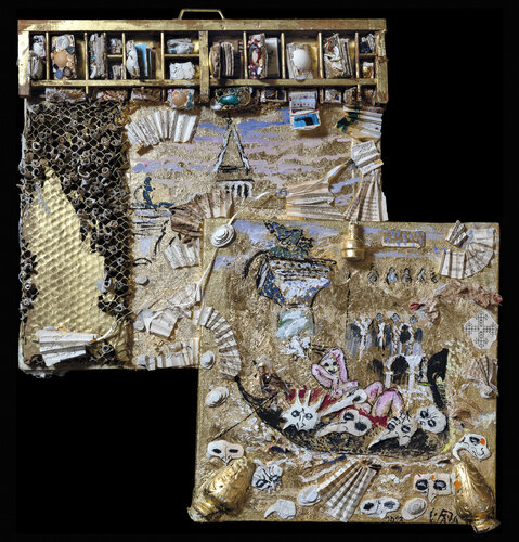 CARNEVALE DI VENEZIA di Vittorio Fava, Pittura in vendita su Singulart