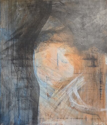 Speech is silver, listening is gold de Siri Wego, Pintura a la venta en Singulart