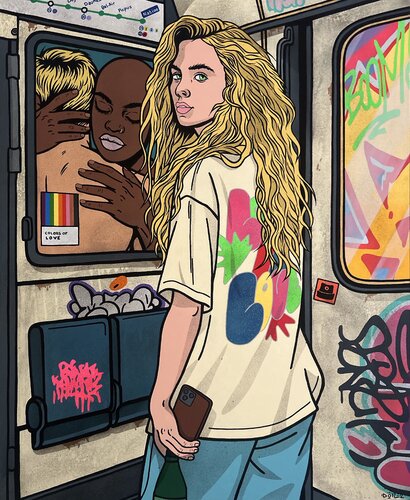 Color of love di Romain Dorez, Pittura in vendita su Singulart