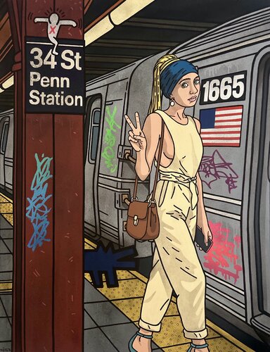 New York di Romain Dorez, Pittura in vendita su Singulart