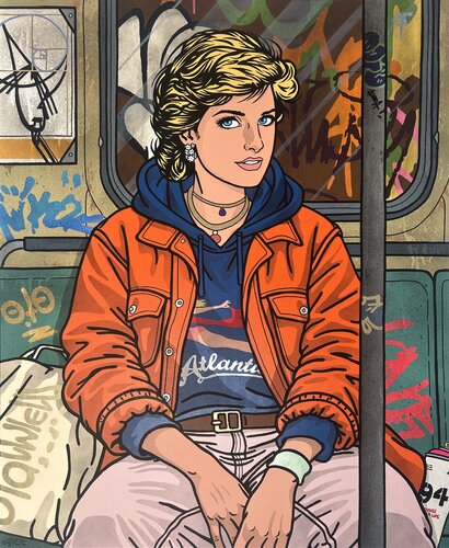 Lady Diana di Romain Dorez, Pittura in vendita su Singulart