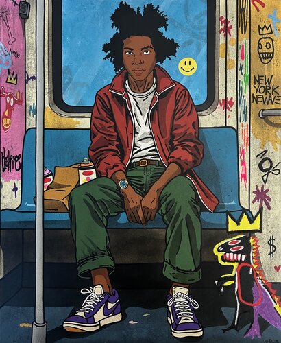Basquiat von Romain Dorez, Malerei kaufen auf Singulart