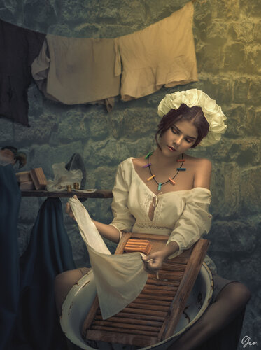 The Washerwomen II von Susana Gío Fernández, Fotografie kaufen auf Singulart