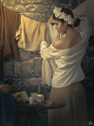 The Washerwomen III von Susana Gío Fernández, Fotografie kaufen auf Singulart