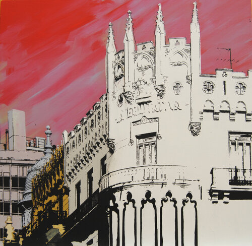 Paseo modernista von José Juan Gimeno Navarro, Malerei kaufen auf Singulart