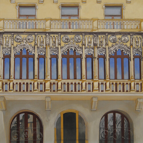 El mirador del Sr. Mora von José Juan Gimeno Navarro, Malerei kaufen auf Singulart