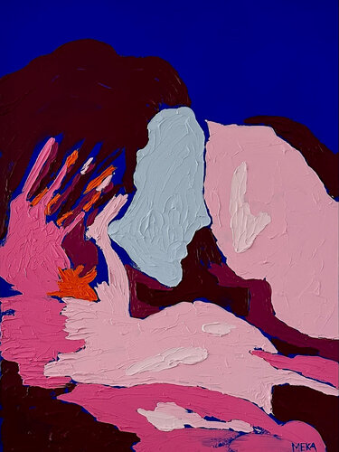Touch I. by Meka Klimekova, Painting for Sale on Singulart