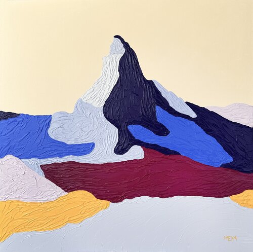 Matterhorn by Meka Klimekova, Painting for Sale on Singulart