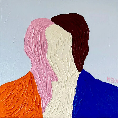 Kiss by Meka Klimekova, Painting for Sale on Singulart