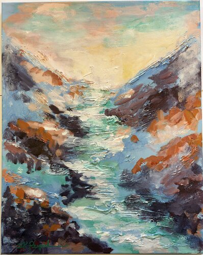 The Water Remembers de Susan Perpich, Pintura a la venta en Singulart