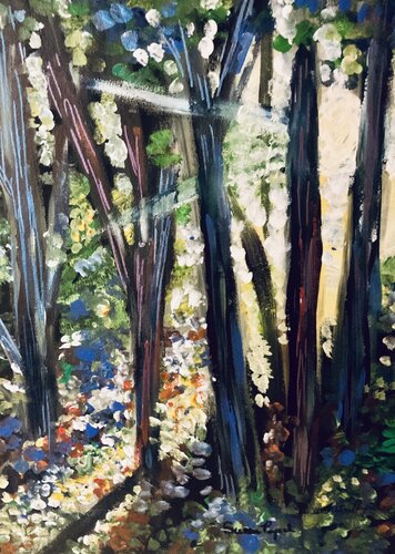 Light Through the Canopy by Susan Perpich, Painting for Sale on Singulart
