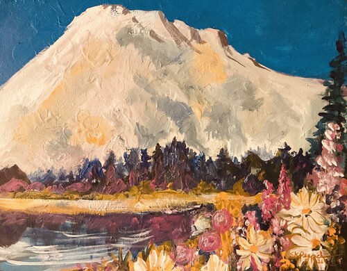 Beneath A Sleeping Giant par Susan Perpich, Peinture en vente sur Singulart