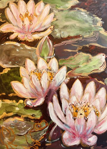 The Secret Life of Flowers by Susan Perpich, Painting for Sale on Singulart