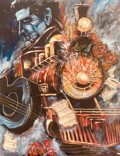 Riding With the Man in Black by Susan Perpich, 絵画 for Sale on Singulart