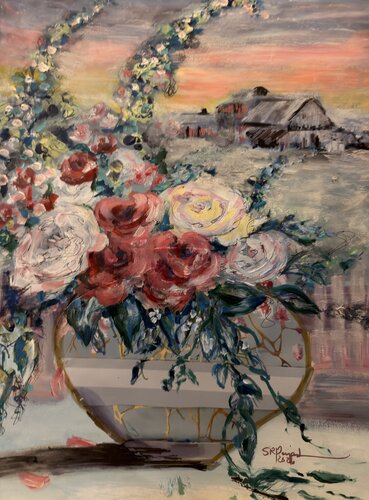 A Farmhouse Memory by Susan Perpich, Painting for Sale on Singulart