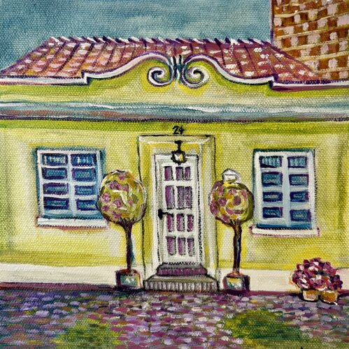 Palas de Rei  - Spain van Erin Eardley, Schilderij te koop op Singulart