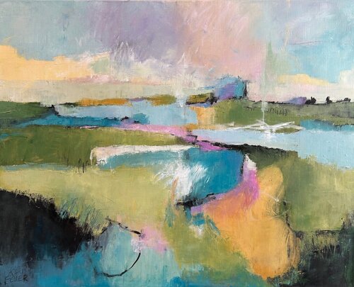 Marsh Song di Kari Feuer, Pittura in vendita su Singulart