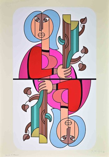 Page of Wands von Sergio Ruffolo, Druck kaufen auf Singulart