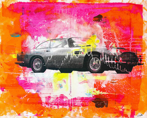 Aston Martin 007 van Carsten Breuer, Schilderij te koop op Singulart