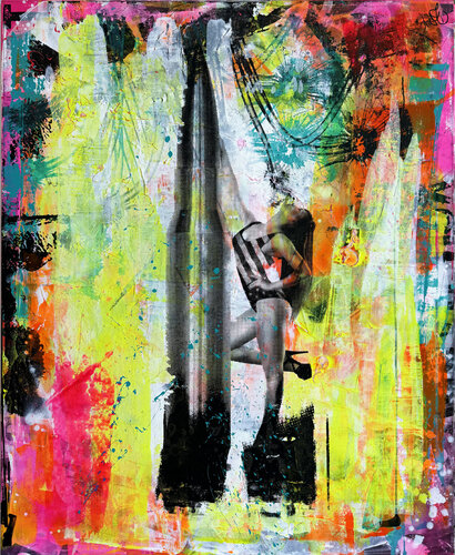 Bullit Girl van Carsten Breuer, Schilderij te koop op Singulart