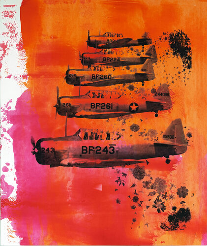 Flower Bomber di Carsten Breuer, Pittura in vendita su Singulart