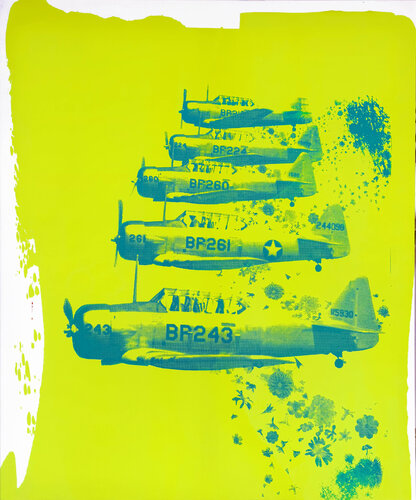 Flower Bomber 2 par Carsten Breuer, Peinture en vente sur Singulart