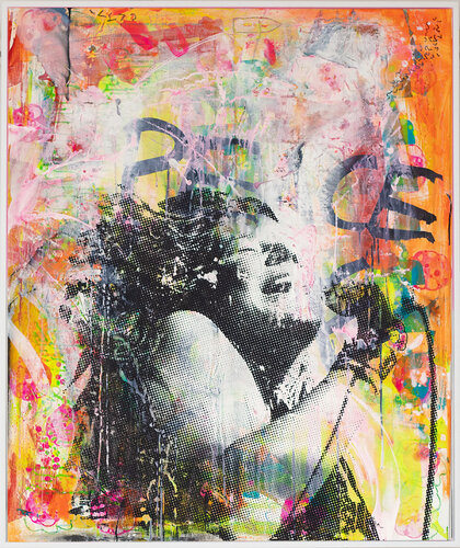 Janis Joplin 01 van Carsten Breuer, Schilderij te koop op Singulart