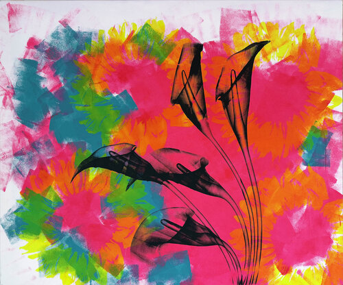 X-Ray Flowers von Carsten Breuer, Malerei kaufen auf Singulart