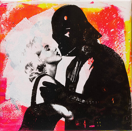 Marilyn & Darth Vader 01 par Carsten Breuer, Peinture en vente sur Singulart