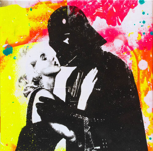 Marilyn & Darth Vader 02 by Carsten Breuer, 회화 for Sale on Singulart