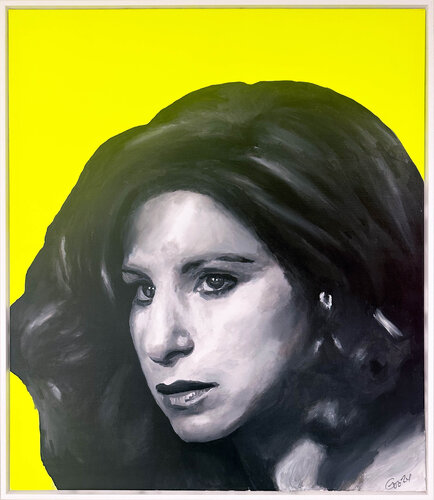 Barbara Streisand von Carsten Breuer, Malerei kaufen auf Singulart