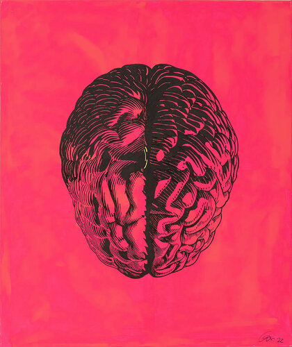 Brain van Carsten Breuer, Schilderij te koop op Singulart