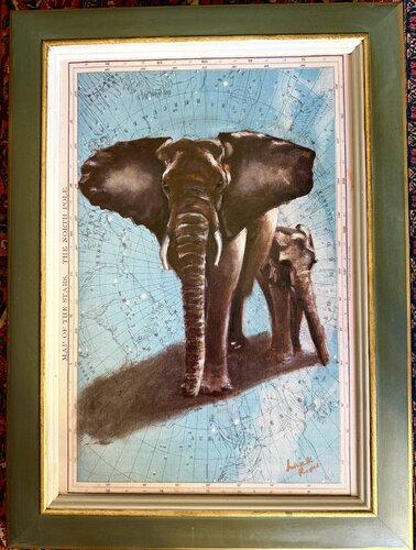 Where giants roam by Lucinda Roper, 회화 for Sale on Singulart