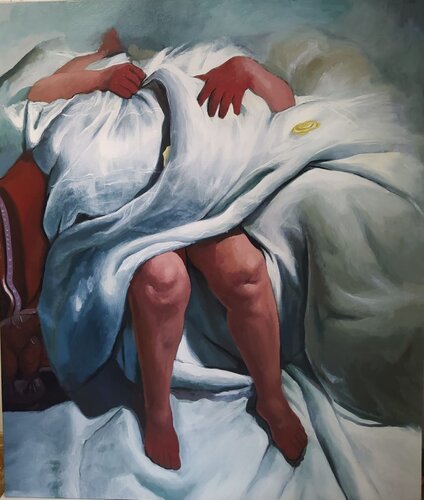 HOLD STILL van Ekaterine Totladze, Schilderij te koop op Singulart
