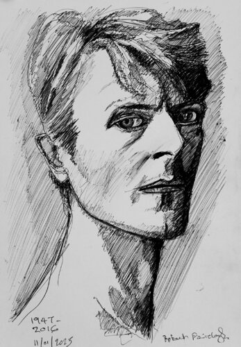 DAVID BOWIE, 1947-2016 van Robert Fairclough, Tekening te koop op Singulart