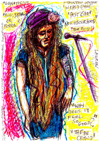 LAUREN (TANGLE & THE SLOUNGERS) par Robert Fairclough, Dessin en vente sur Singulart