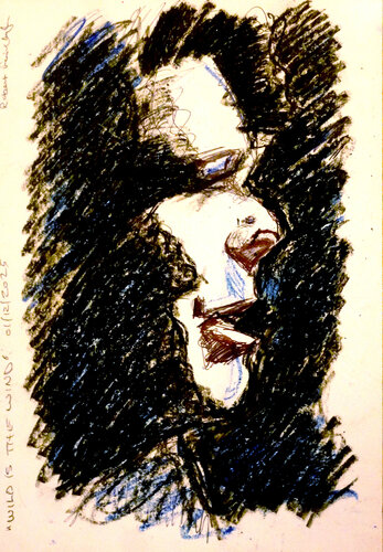 DAVID BOWIE - 'WILD IS THE WIND' van Robert Fairclough, Tekening te koop op Singulart