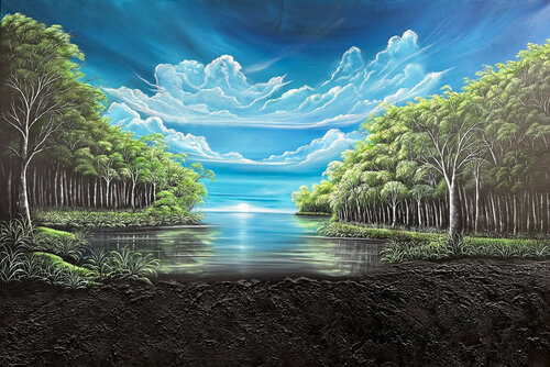 Peace of mind par Nanett Niby, Peinture en vente sur Singulart