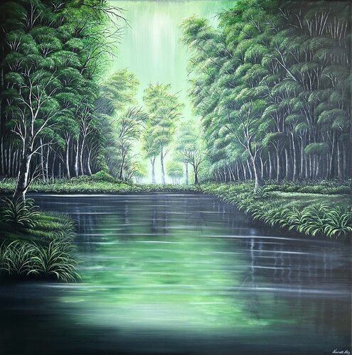 Woods by Nanett Niby, Painting for Sale on Singulart
