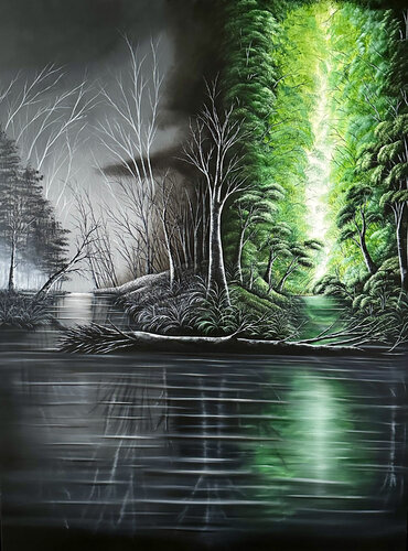 Duality by Nanett Niby, Painting for Sale on Singulart