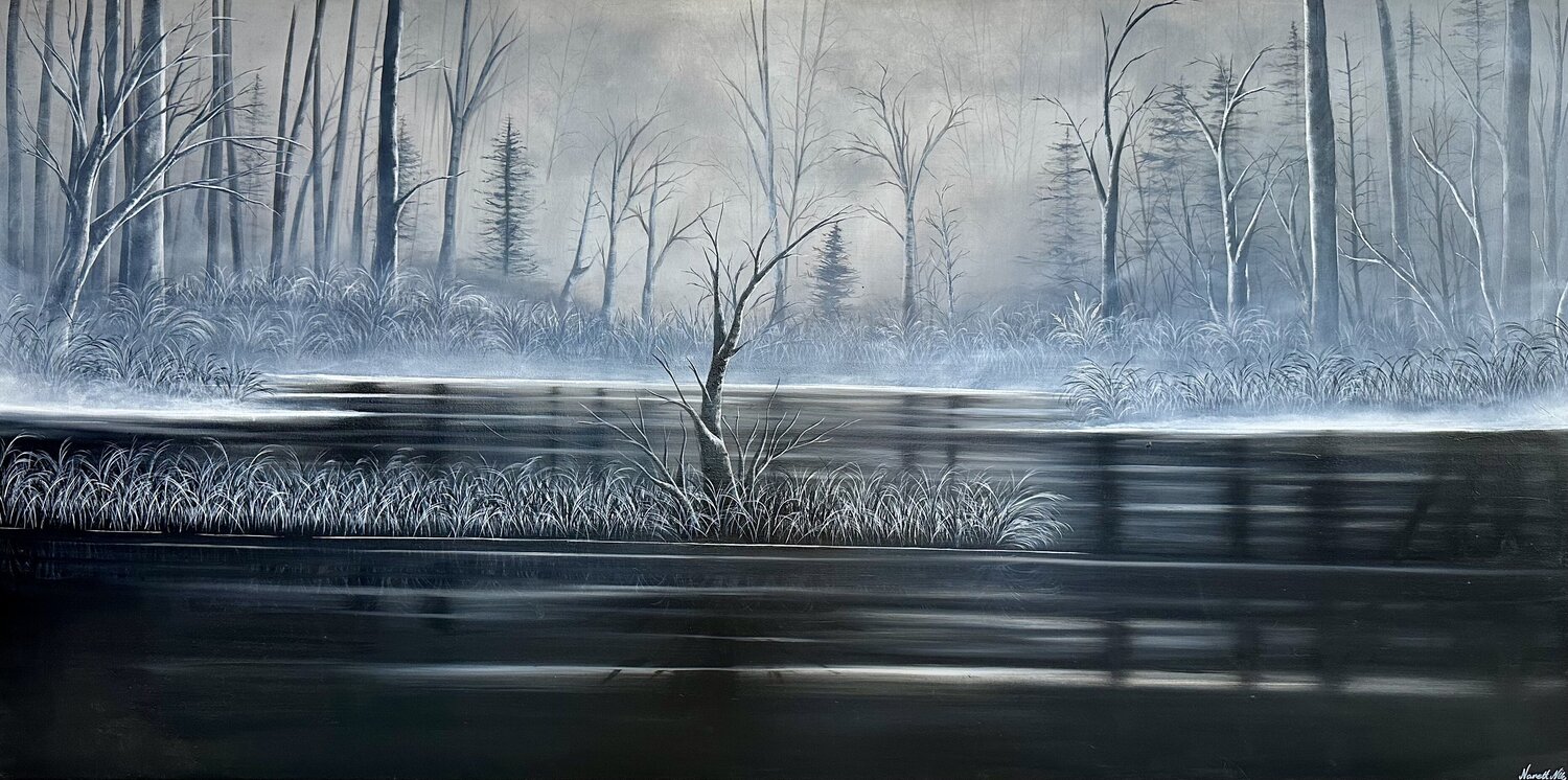 Shadow World Nanett Niby Origineel schilderij te koop