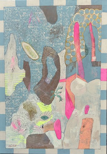 A day in the old city van Noa Sade, Schilderij te koop op Singulart