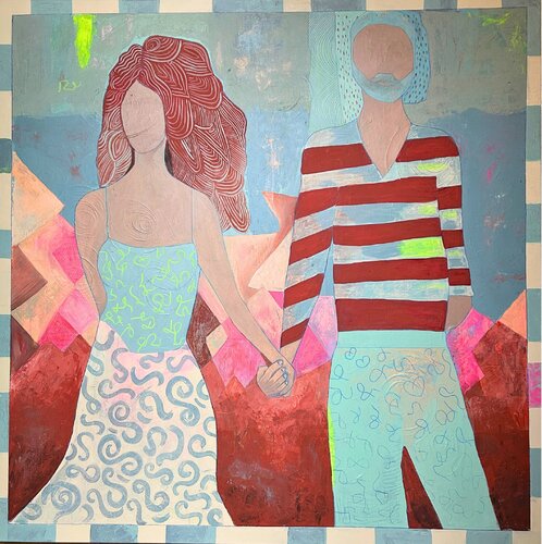 Together in Public van Noa Sade, Schilderij te koop op Singulart