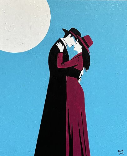 “Megan and Nick” by Alan Small, Painting for Sale on Singulart