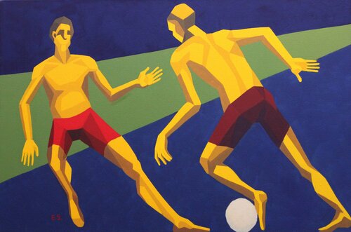 Football von Eduardo Sampaio, Malerei kaufen auf Singulart