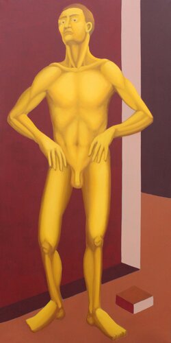 Mal du Siècle - Triptyque II di Eduardo Sampaio, Pittura in vendita su Singulart