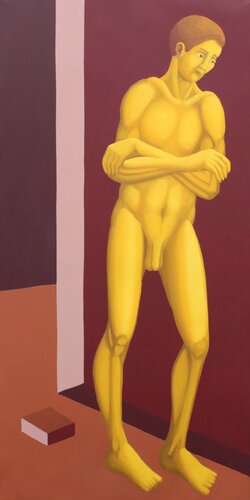 Mal du Siècle - Triptyque III di Eduardo Sampaio, Pittura in vendita su Singulart