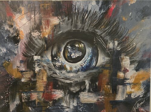 Pulsion inébranlable van Sania Labbe, Schilderij te koop op Singulart